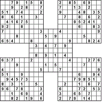 samurai sudoku juegos para imprimir