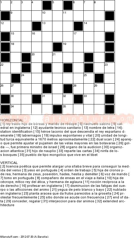 Spanish Crossword puzzles Printable Spanish Games Spanish Learning Games